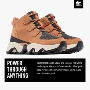 Sorel Kinetic Impact Caribou SNEAKER-BOOT HYBRID -- BNIB